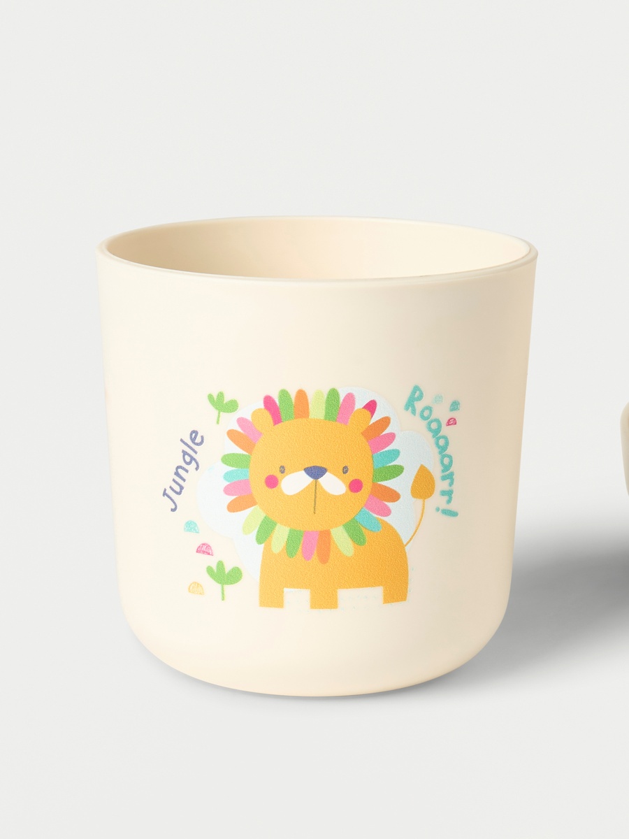 5-Piece Lion Print Dinner Set