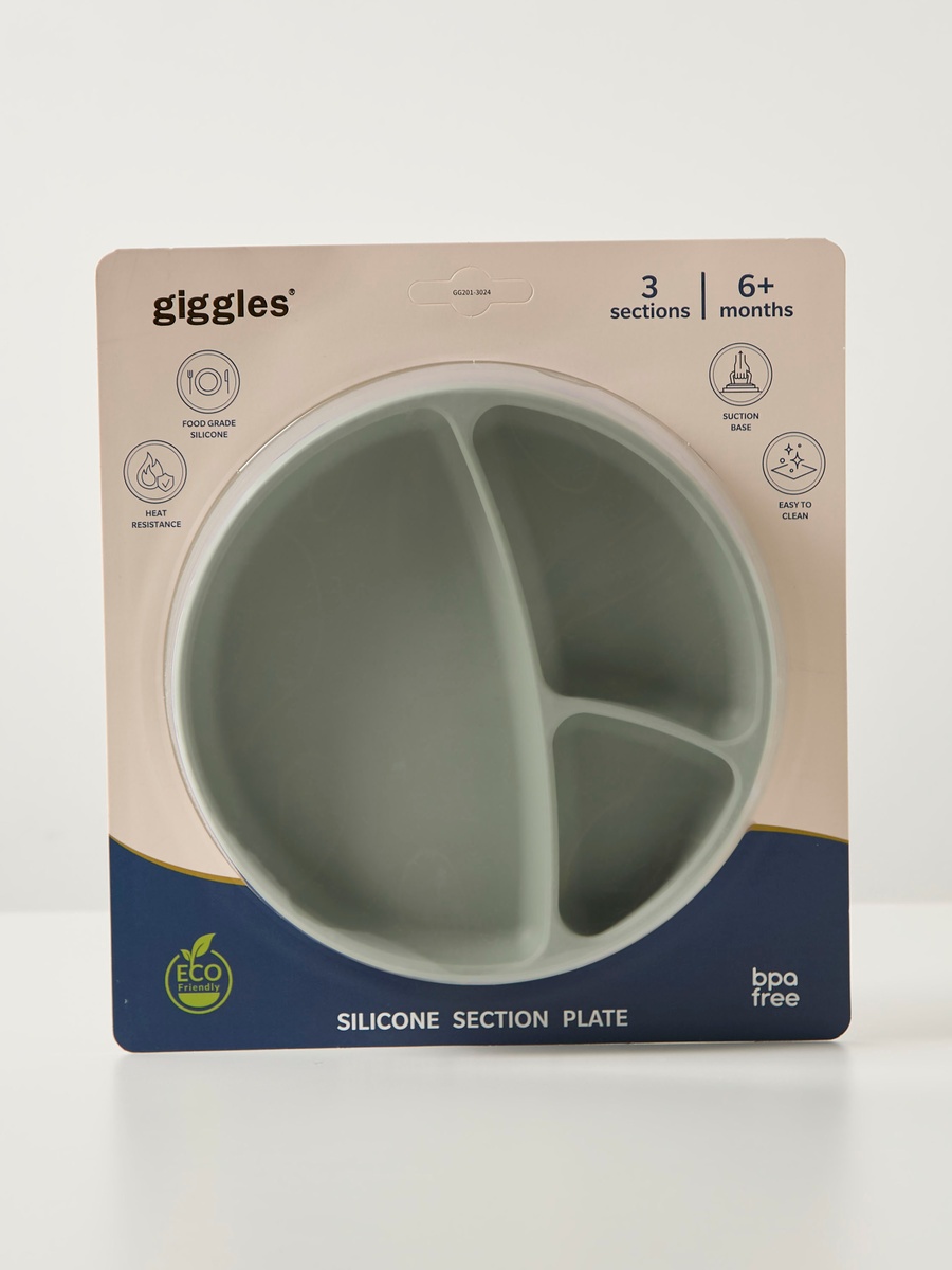 طبق سيليكون مقسم