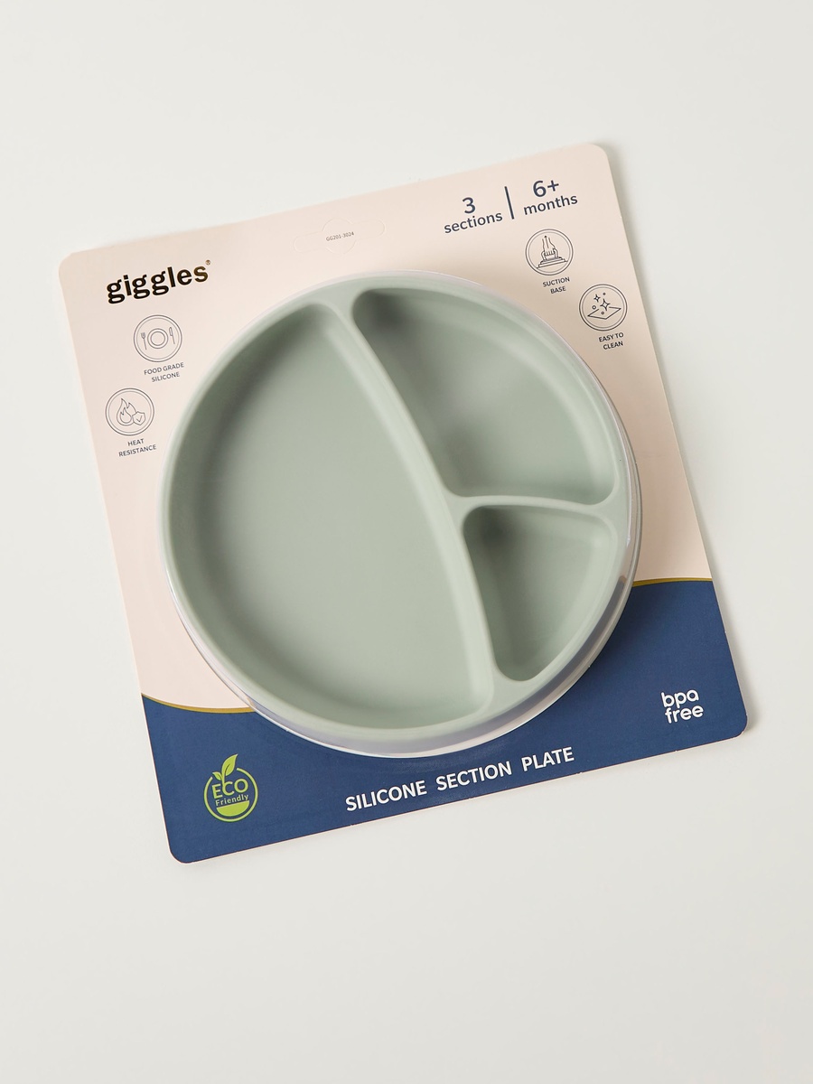 طبق سيليكون مقسم
