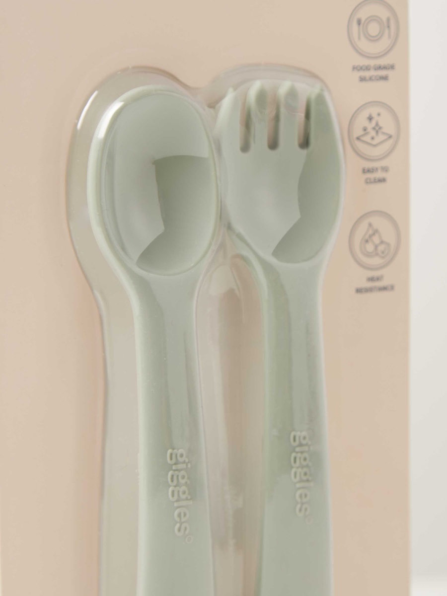 Silicone Spoon and Fork Set