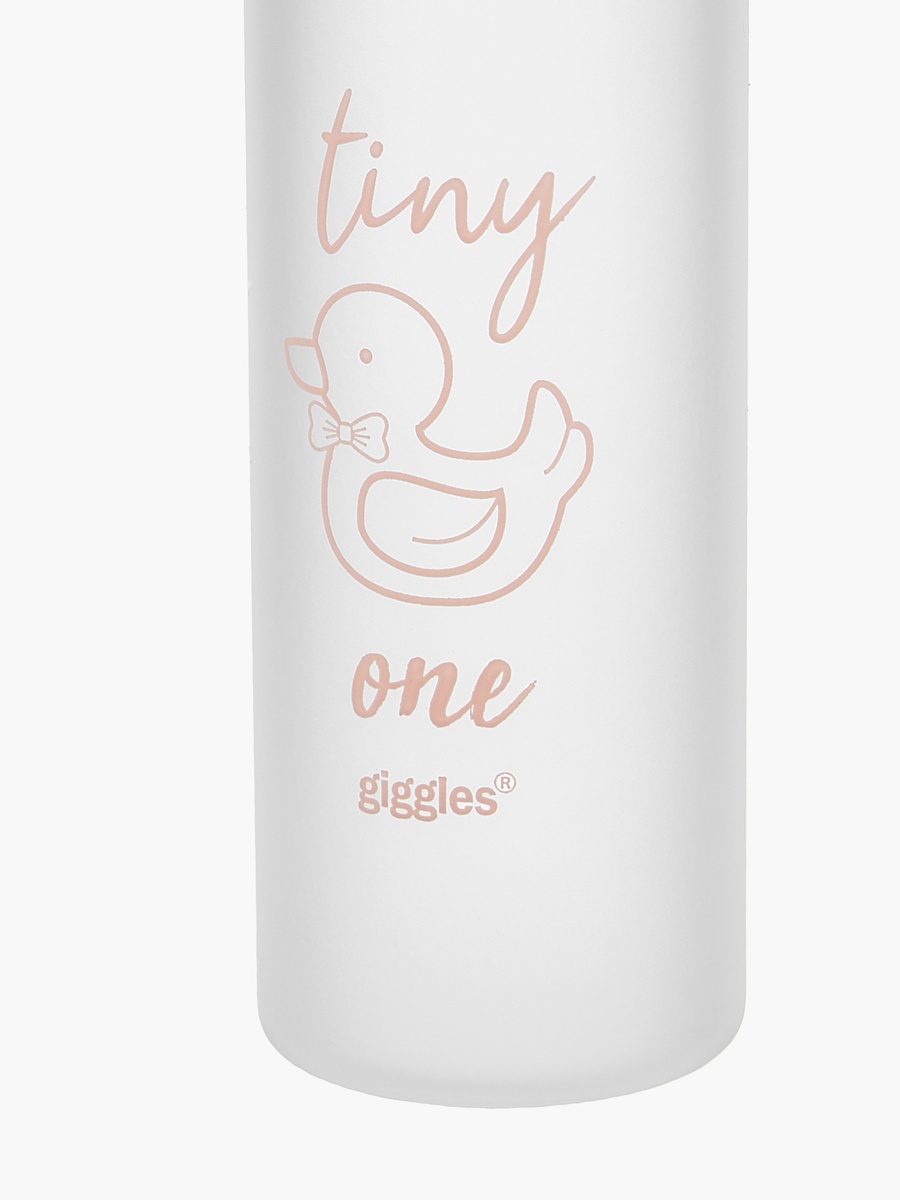 Ducky Love Print Glass Feeding Bottle - 240 ml