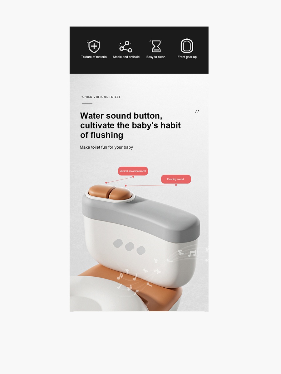 Alfie Potty Seat with Flushing Sound