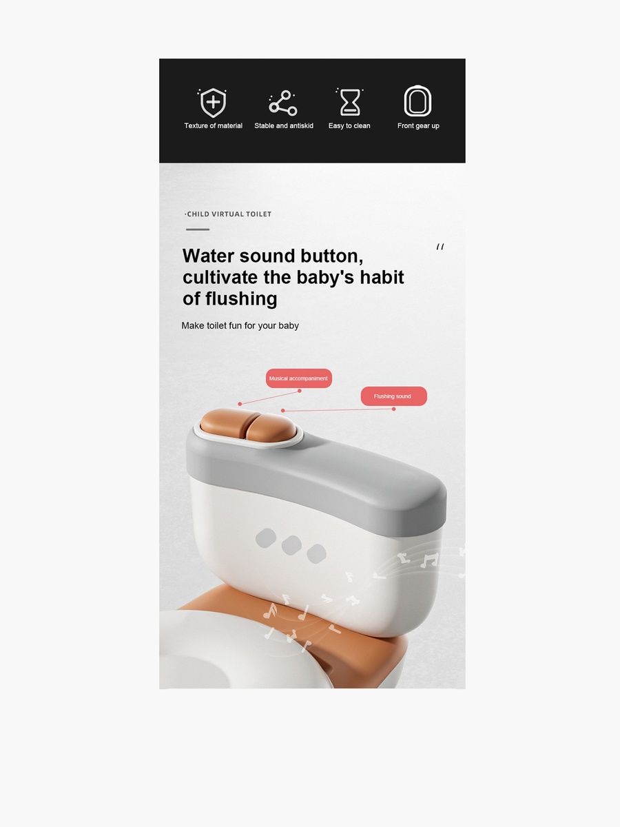 Alfie Potty Seat with Flushing Sound