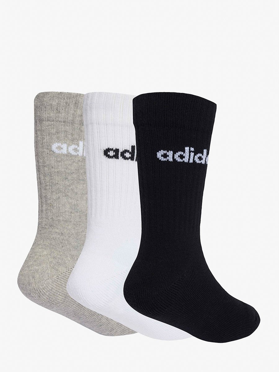 Pack of 3 - Ribbed Crew Socks