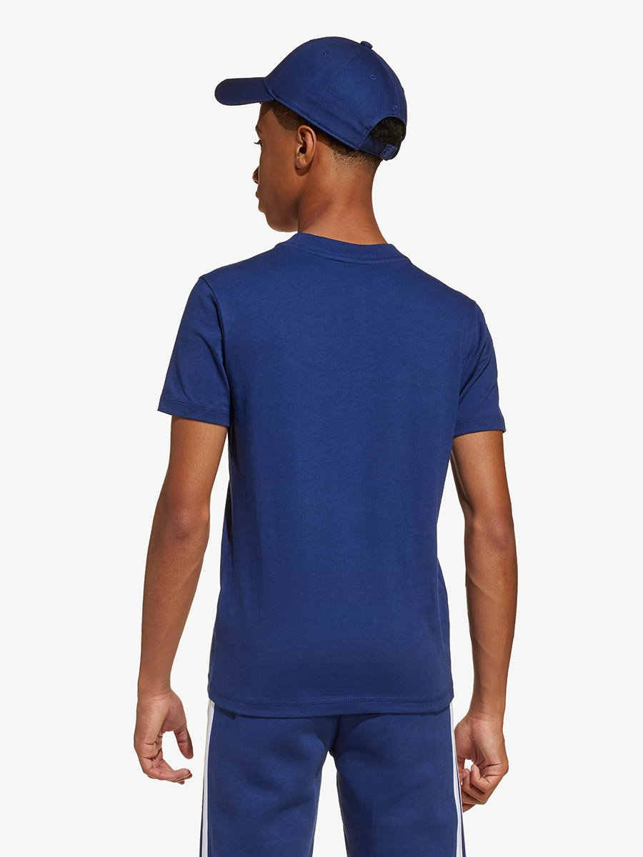 Kids Blue Logo Print T-Shirt