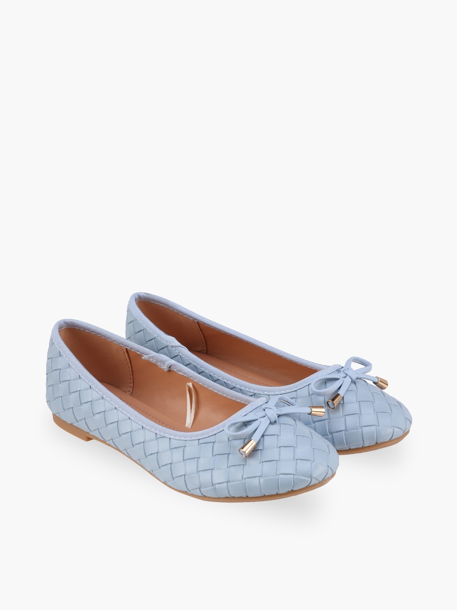 Bow Embellished Ballerina Shoes