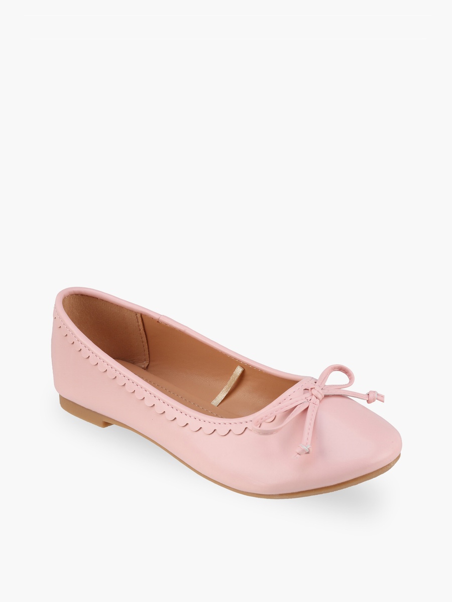 Bow Embellished Ballerina Shoes