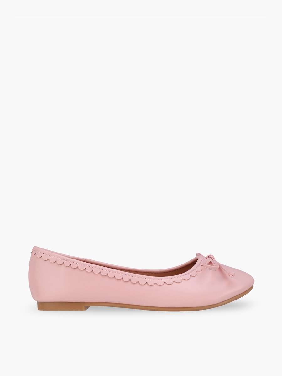 Bow Embellished Ballerina Shoes