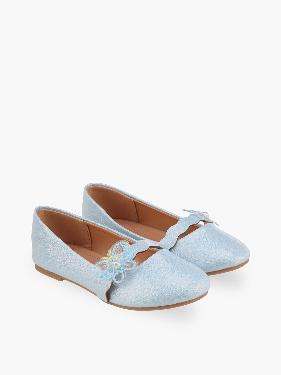 Butterfly Embellished Ballerina Shoes