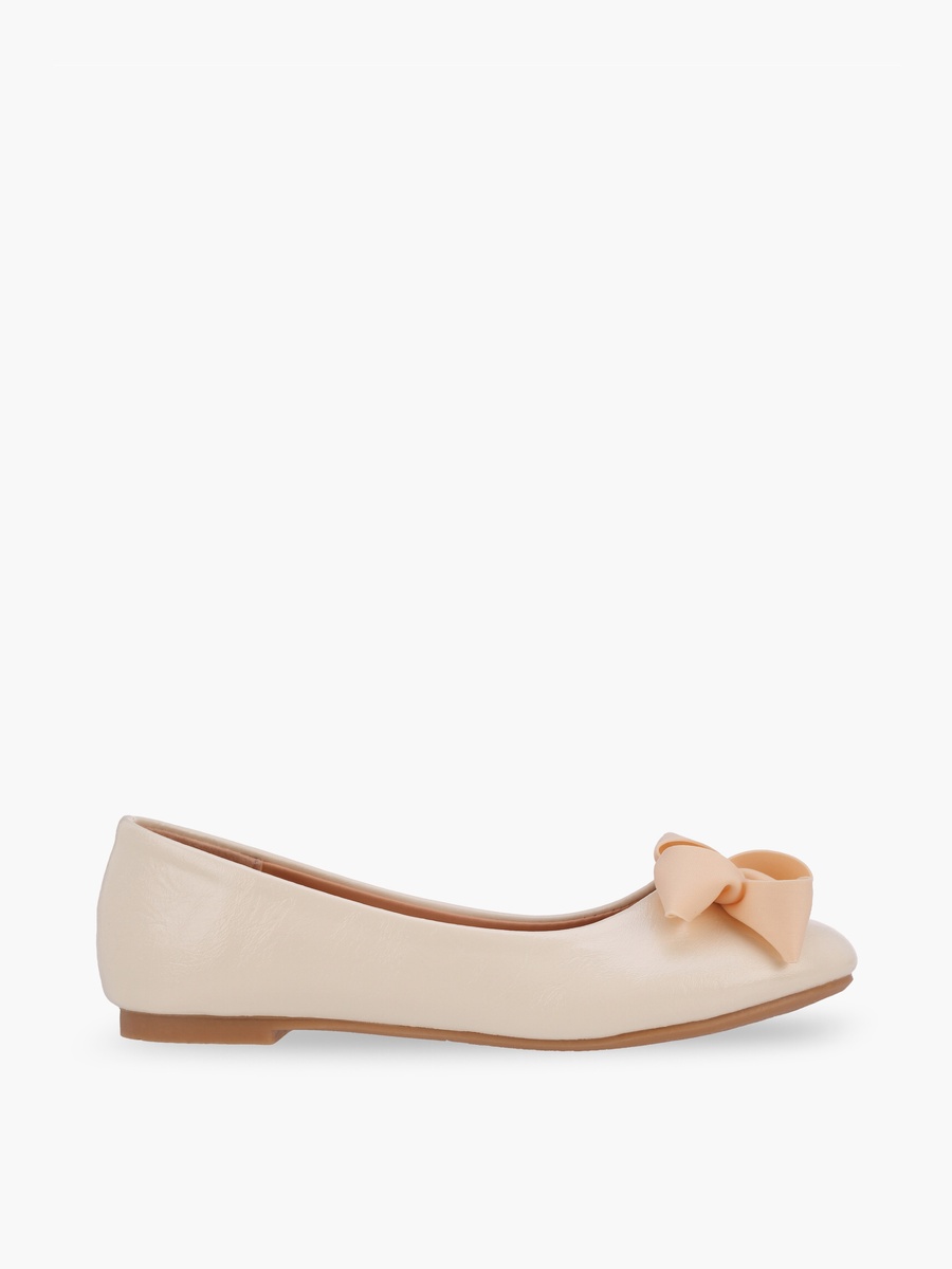 Bow Embellished Ballerina Shoes