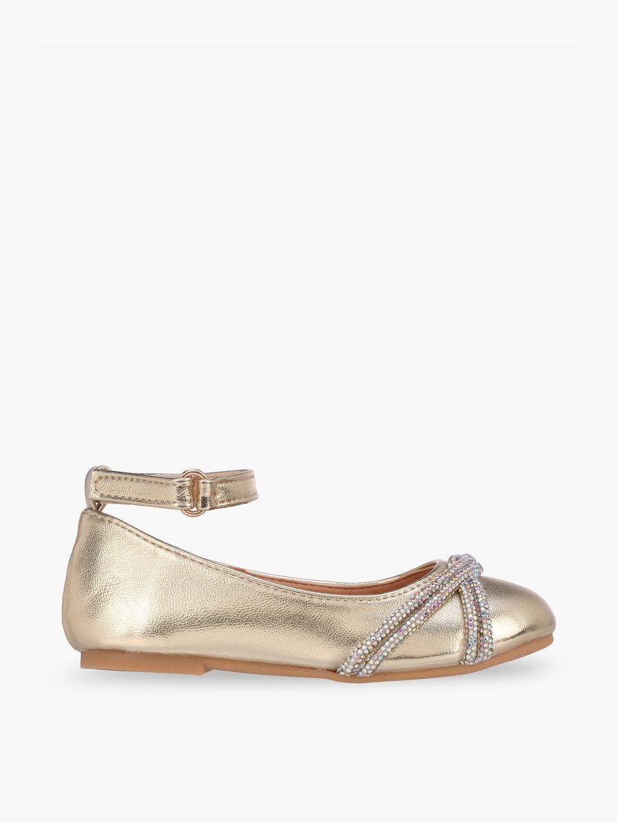 Embellished Hook and Loop Shoes