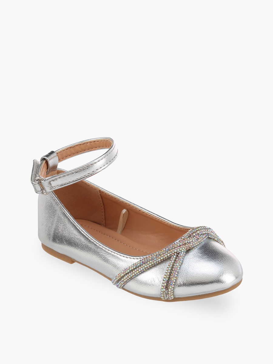 Embellished Hook and Loop Shoes