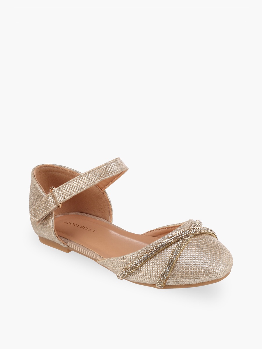 Embellished Hook and Loop Shoes