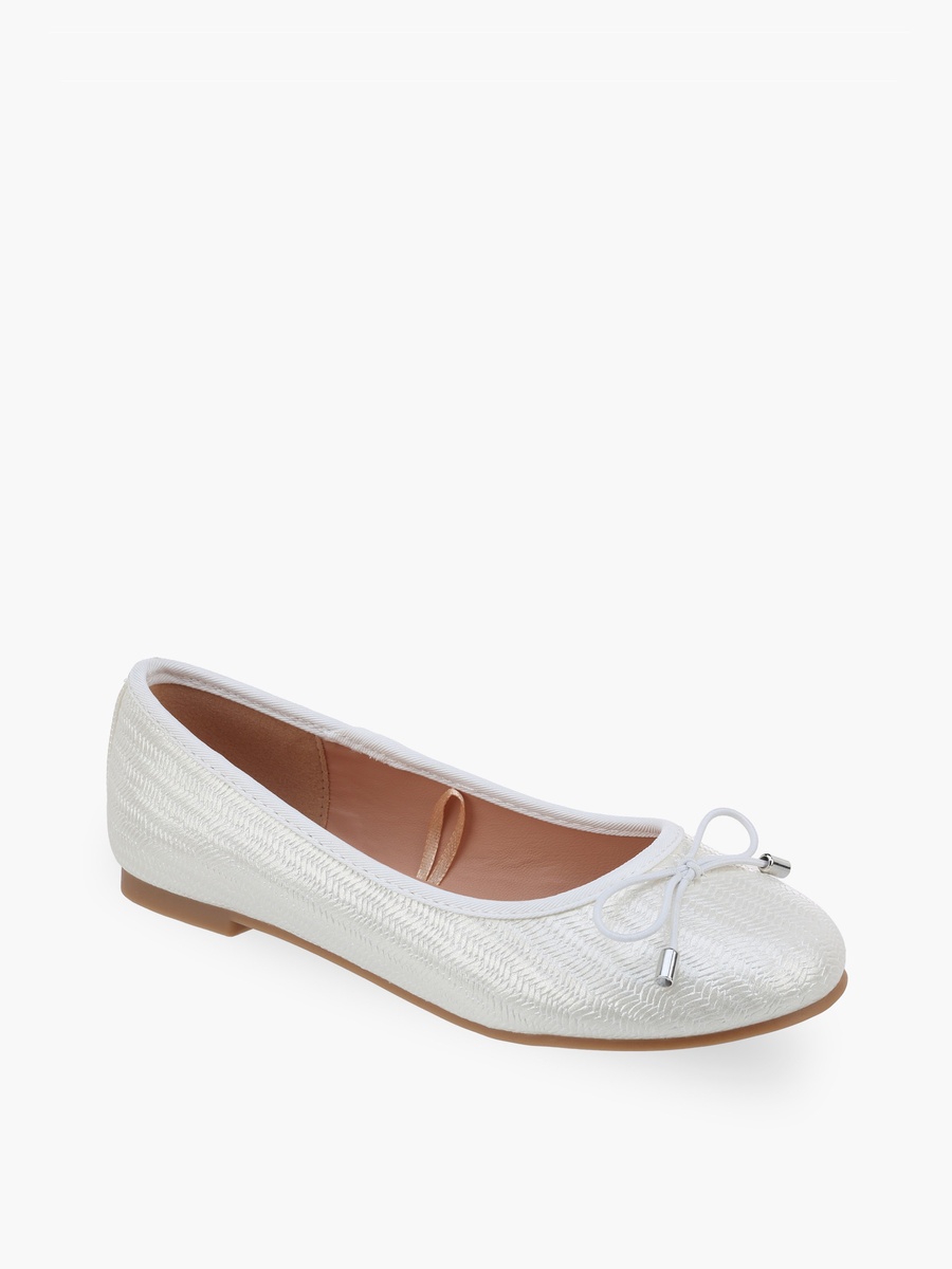 Textured Ballerina Shoes