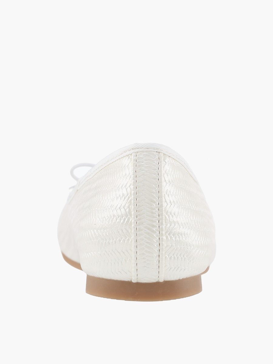 Textured Ballerina Shoes