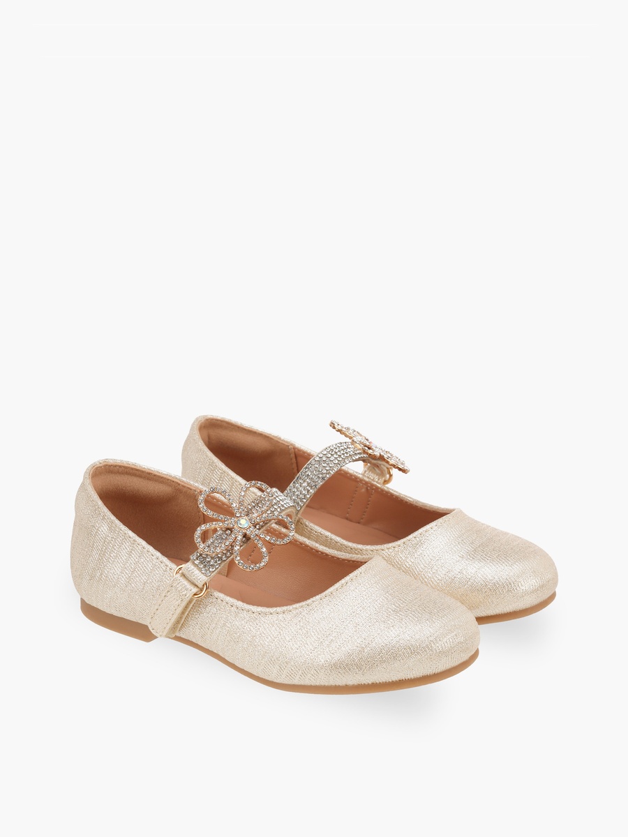 Hook and Loop Ballerina Shoes
