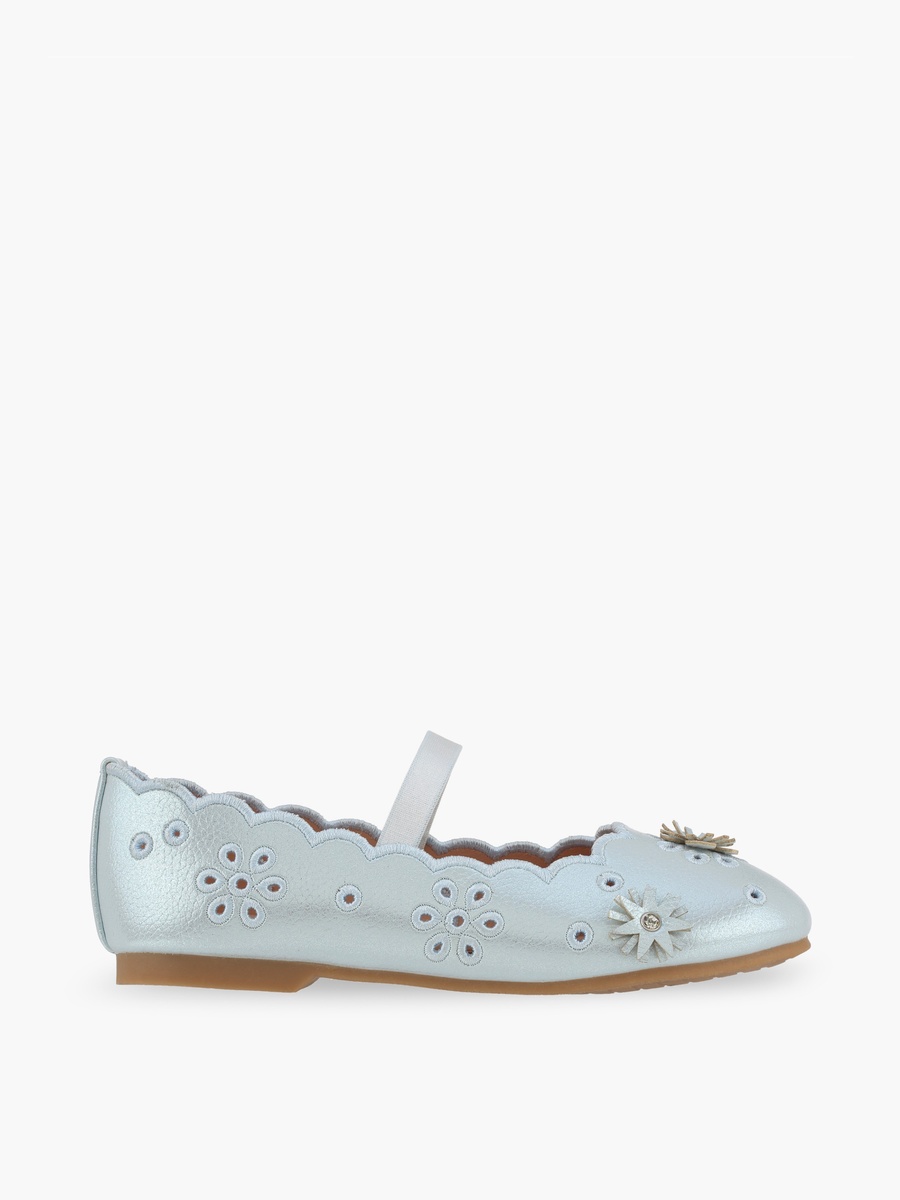 Floral Embellished Ballerina Shoes