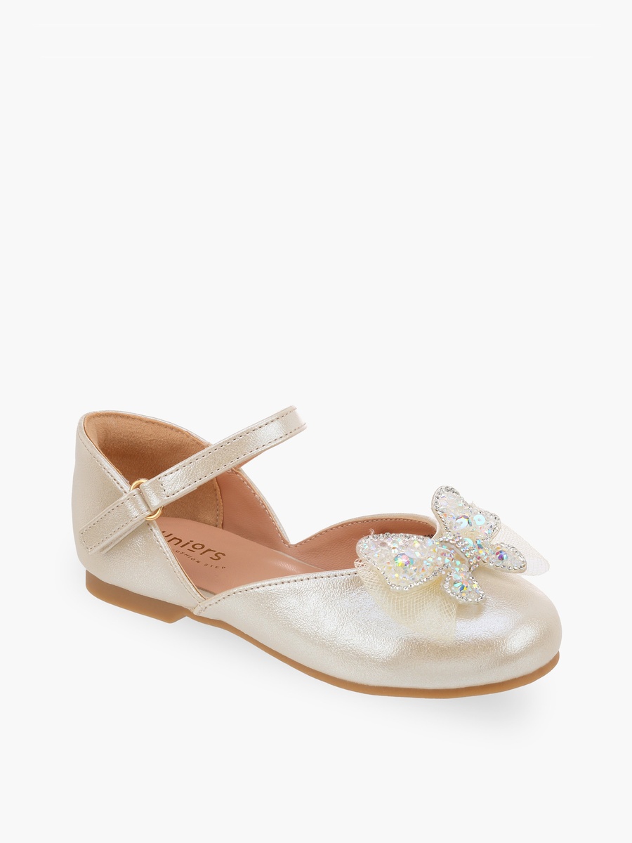 Butterfly Embellished Mary Jane Shoes
