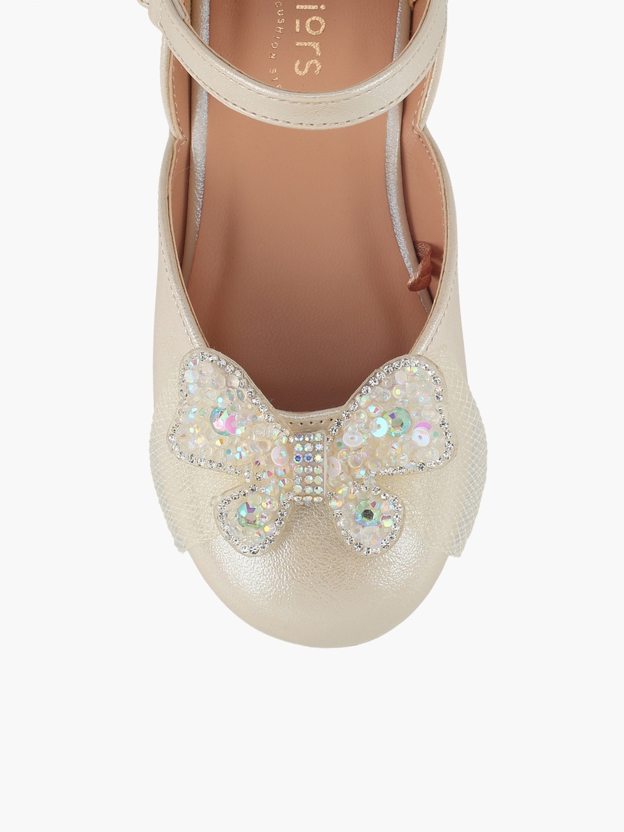 Butterfly Embellished Mary Jane Shoes
