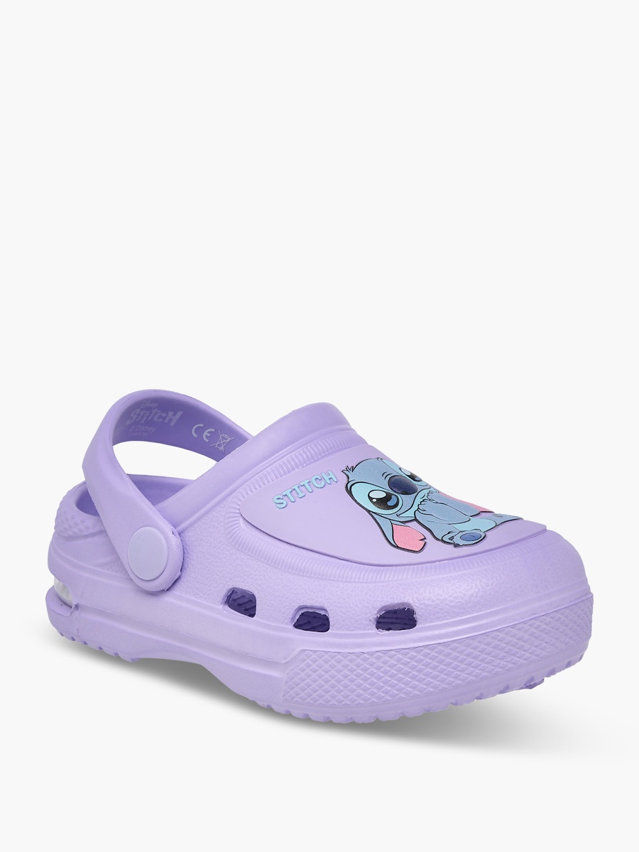 Stitch and Angle Print Clogs