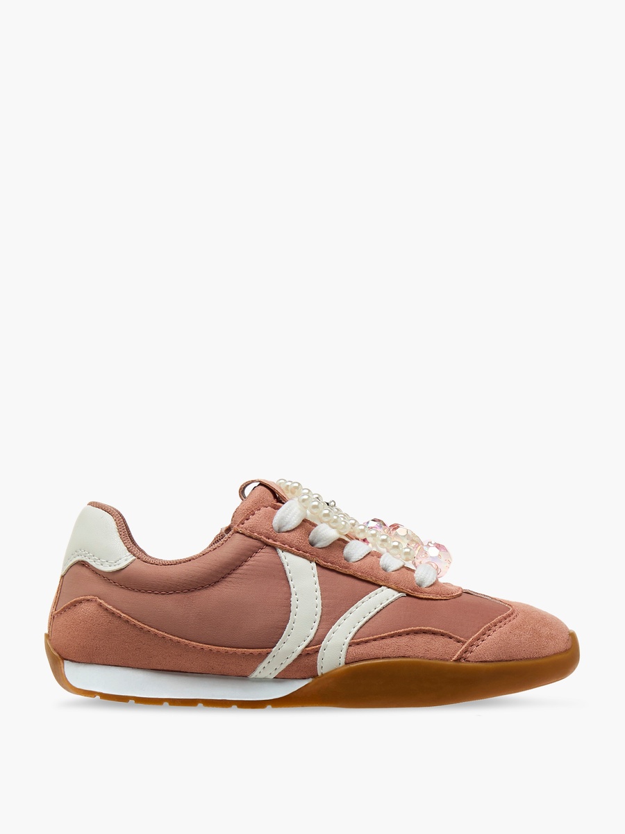 Embellished Zip Detail Sneakers