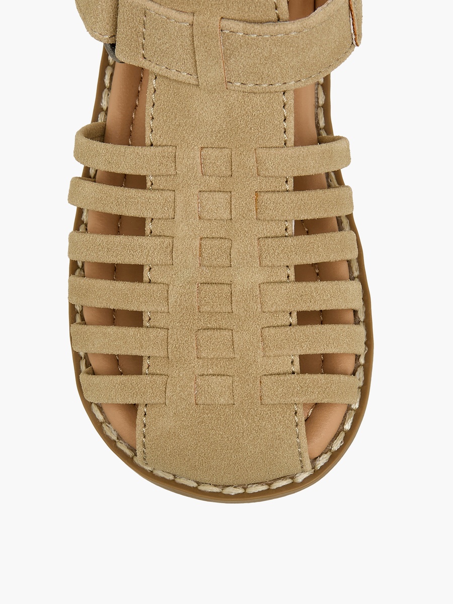 Hook and Loop Strap Sandals