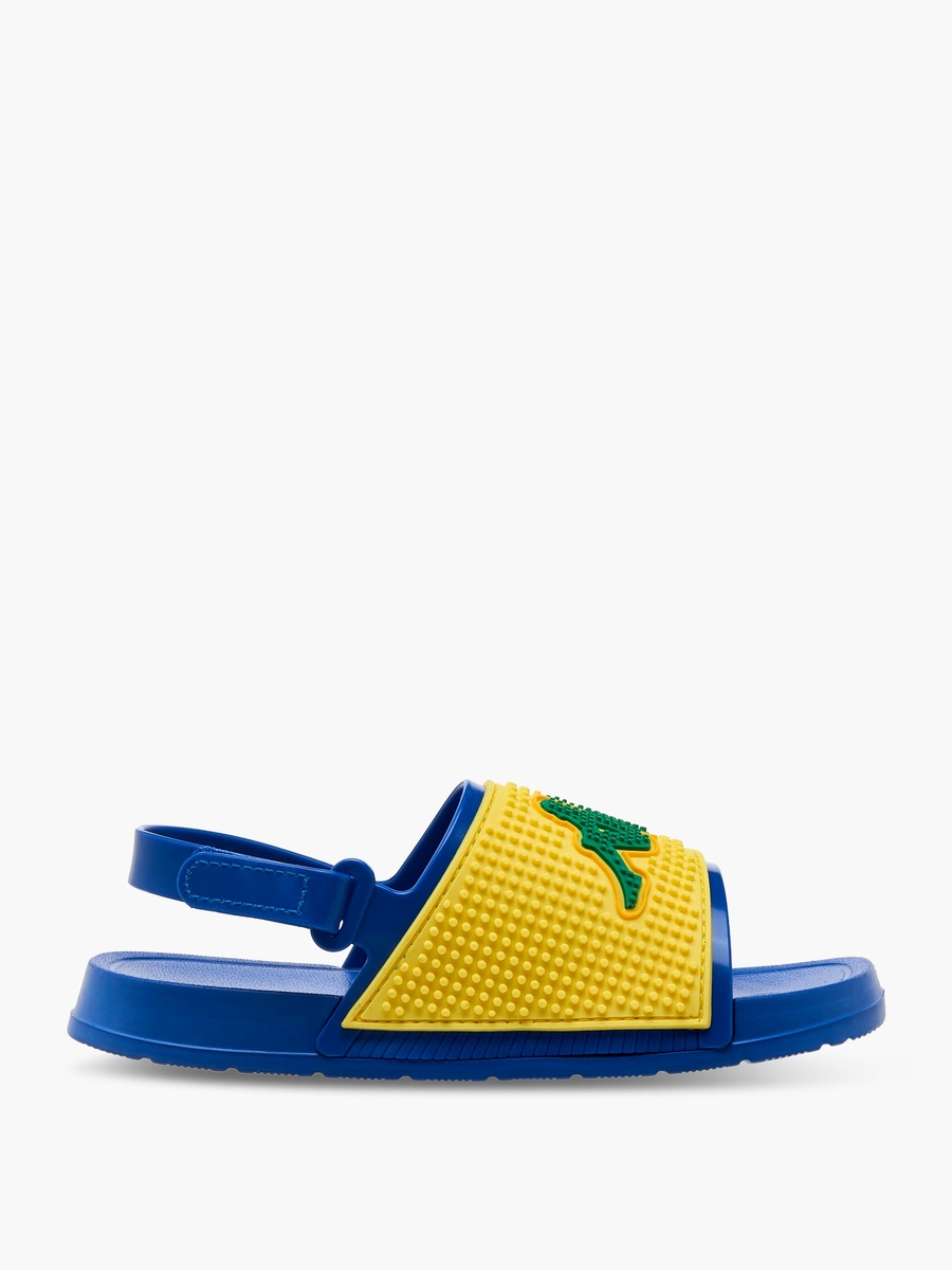 Slides with Back Strap and Logo Detail
