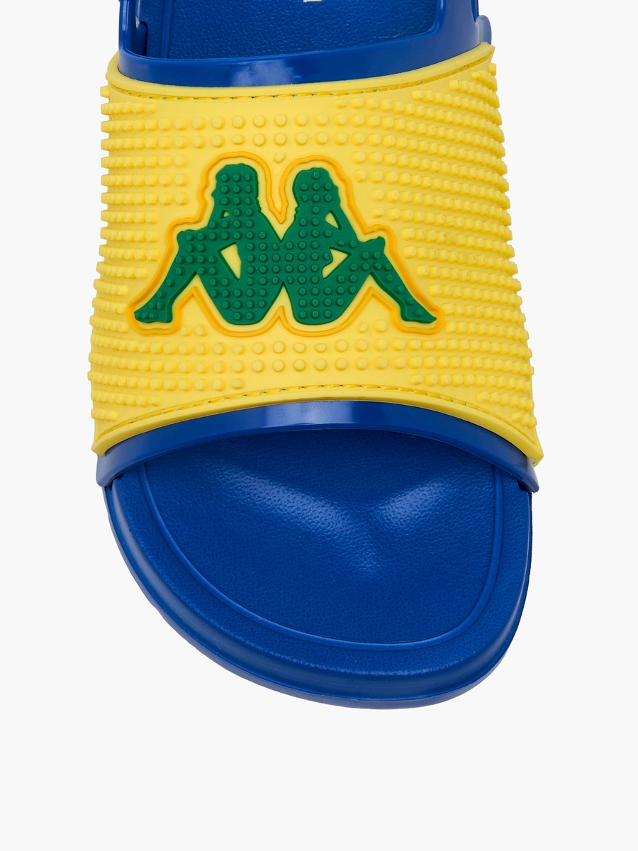 Slides with Back Strap and Logo Detail