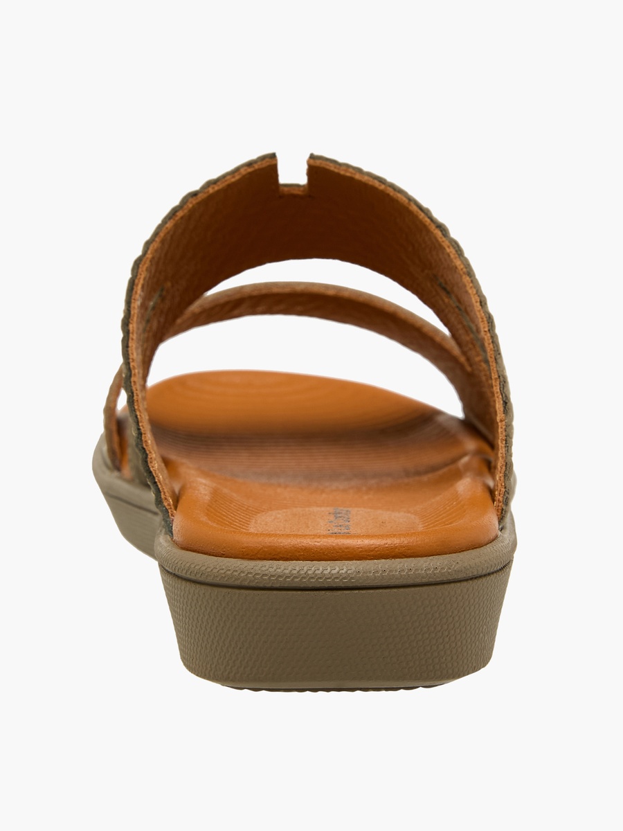 Slip-On Leather Arabic Sandals