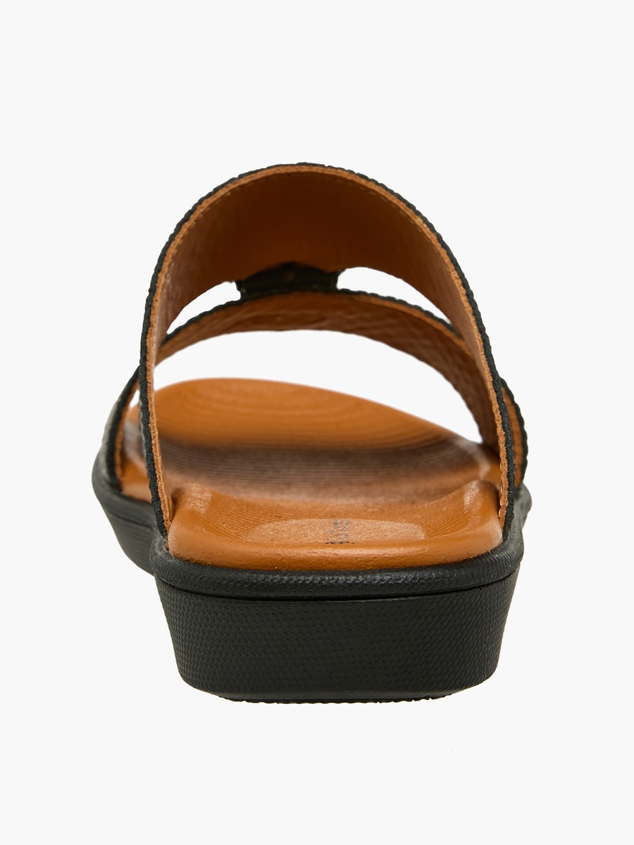 Slip-On Leather Arabic Sandals