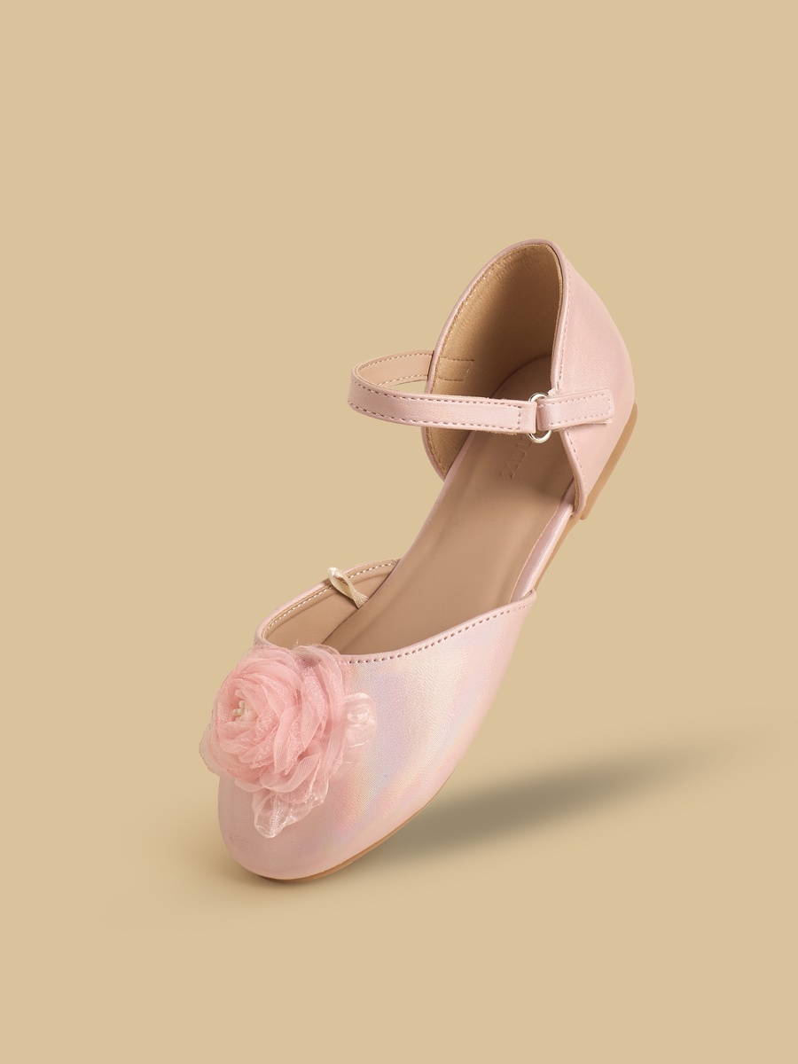 Floral Embellished Ballerina Shoes