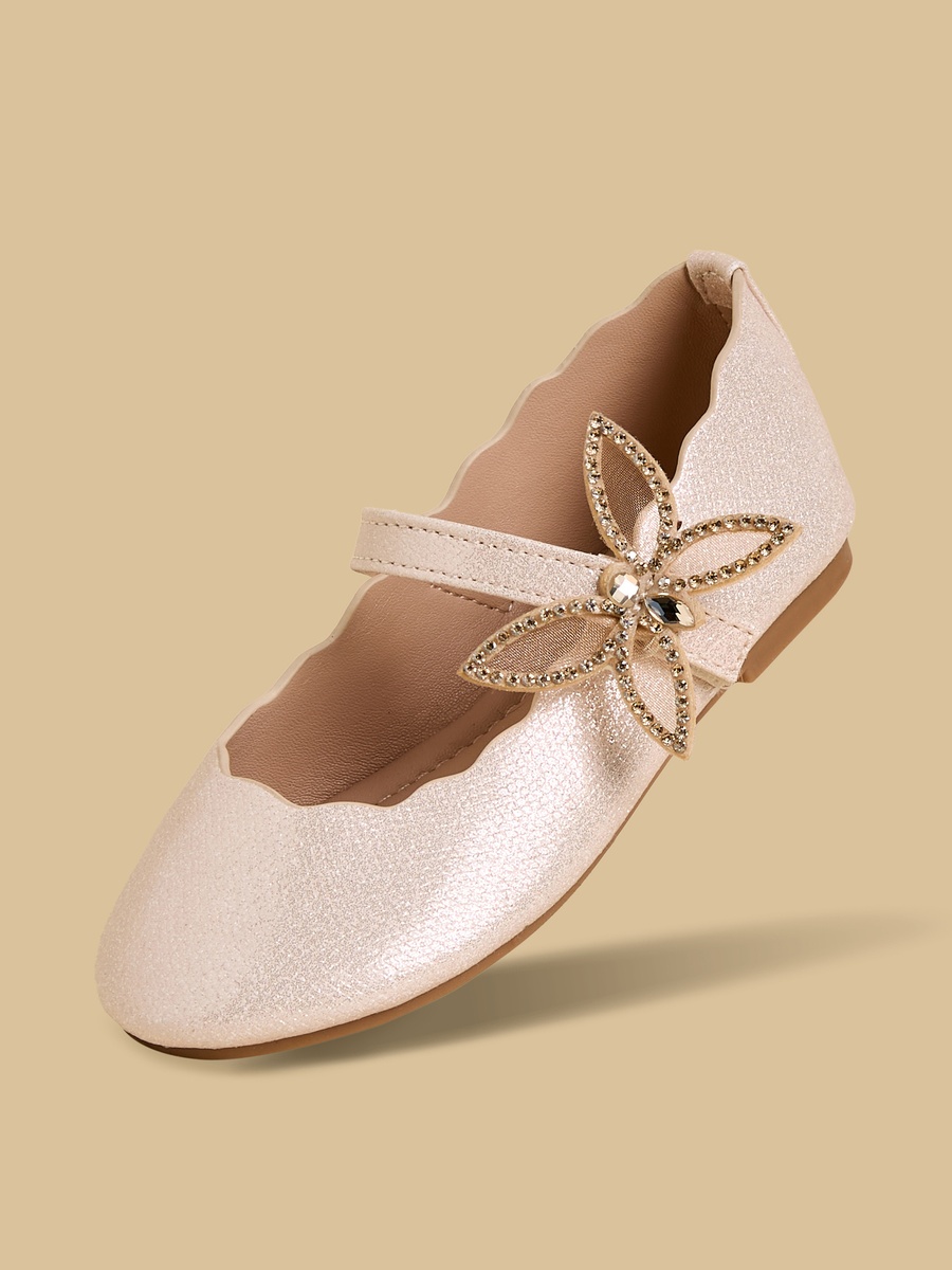 Butterfly Embellished Mary Jane Shoes