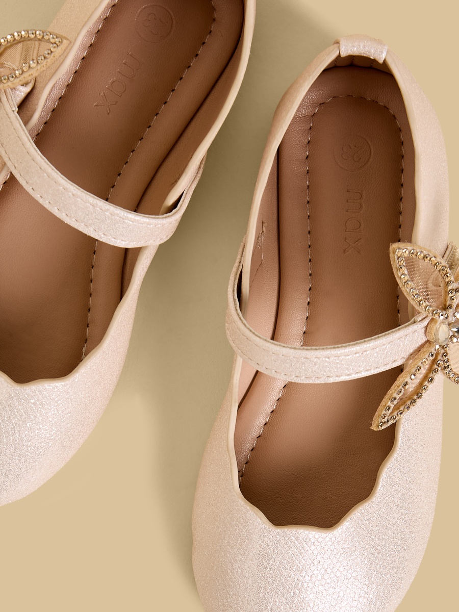 Butterfly Embellished Mary Jane Shoes
