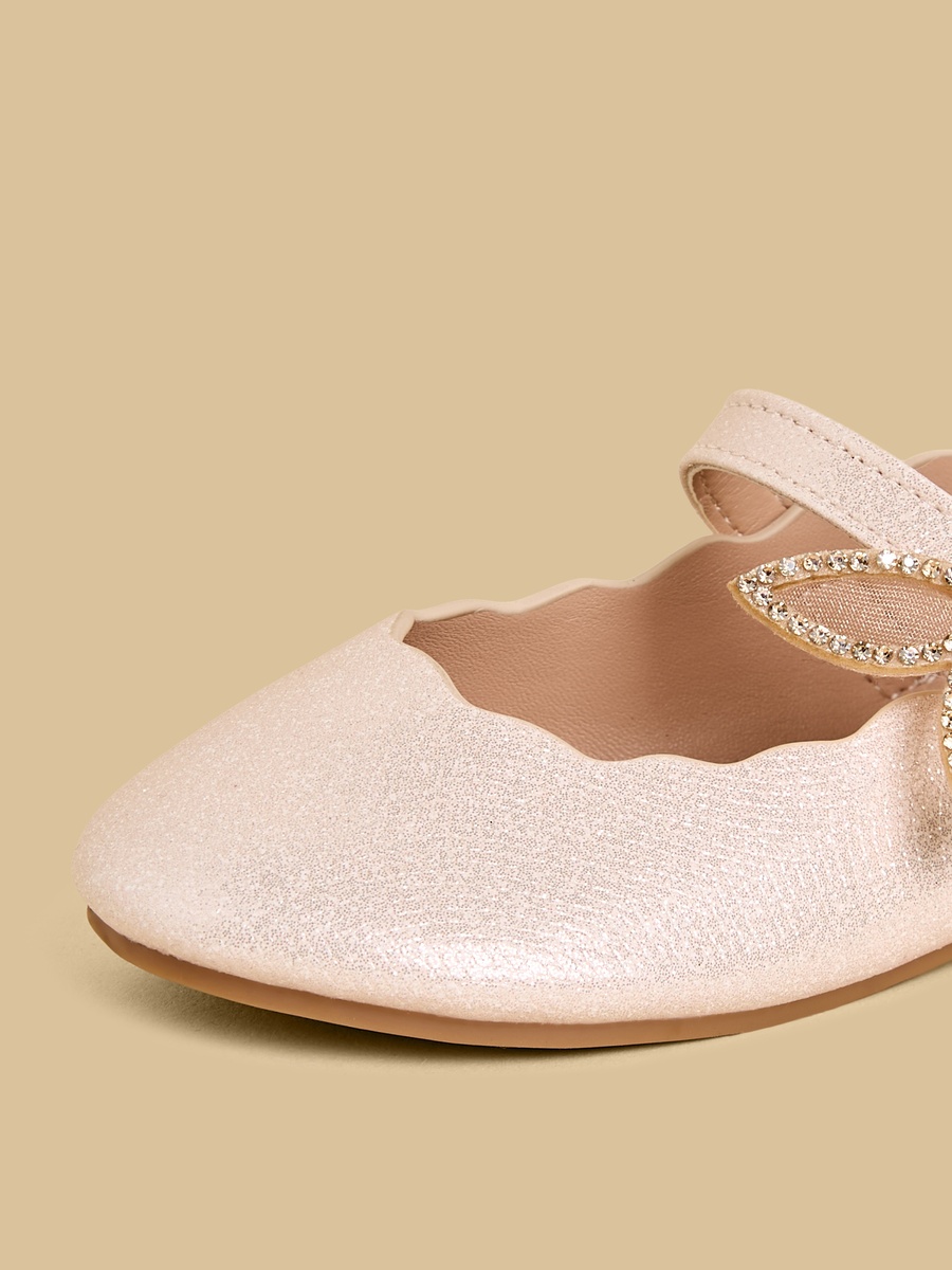 Butterfly Embellished Mary Jane Shoes