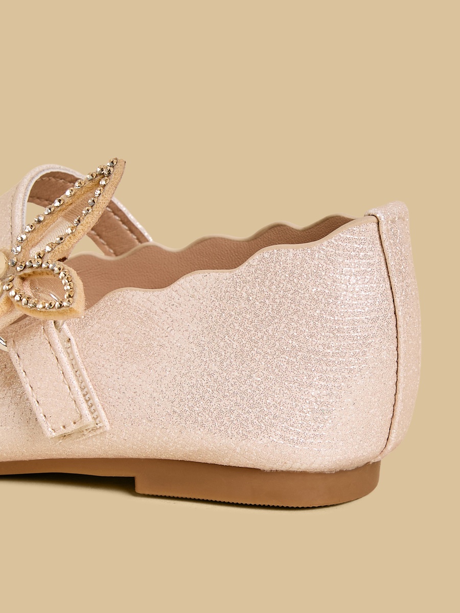 Butterfly Embellished Mary Jane Shoes