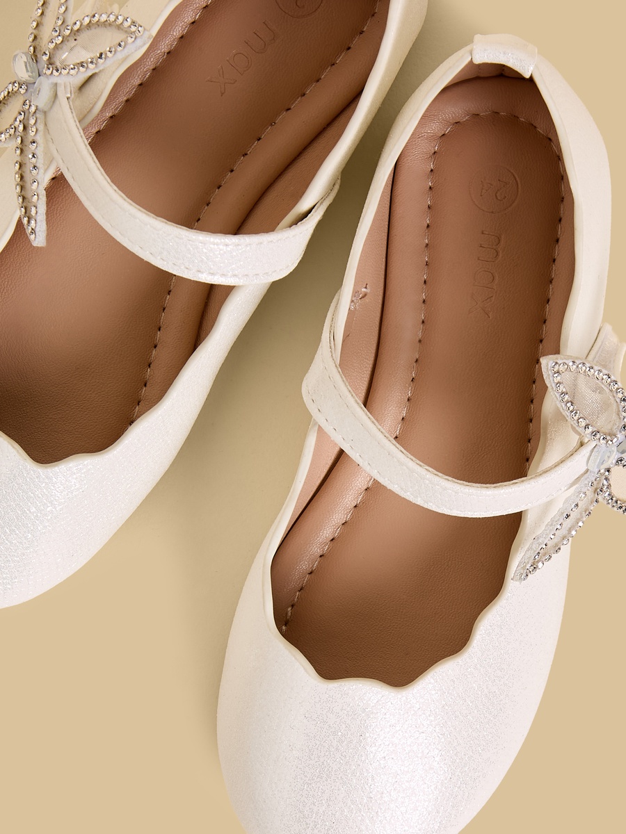 Butterfly Embellished Mary Jane Shoes