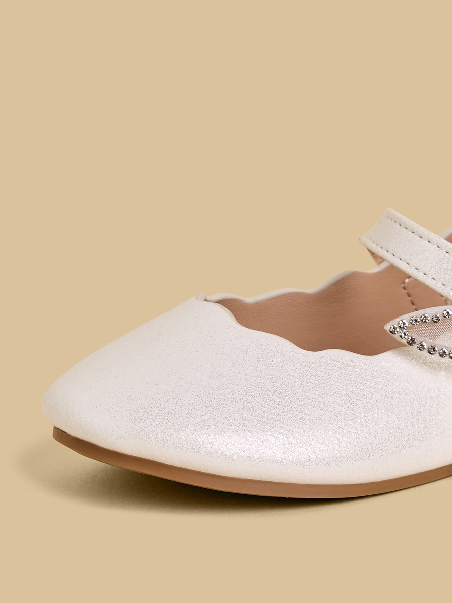 Butterfly Embellished Mary Jane Shoes