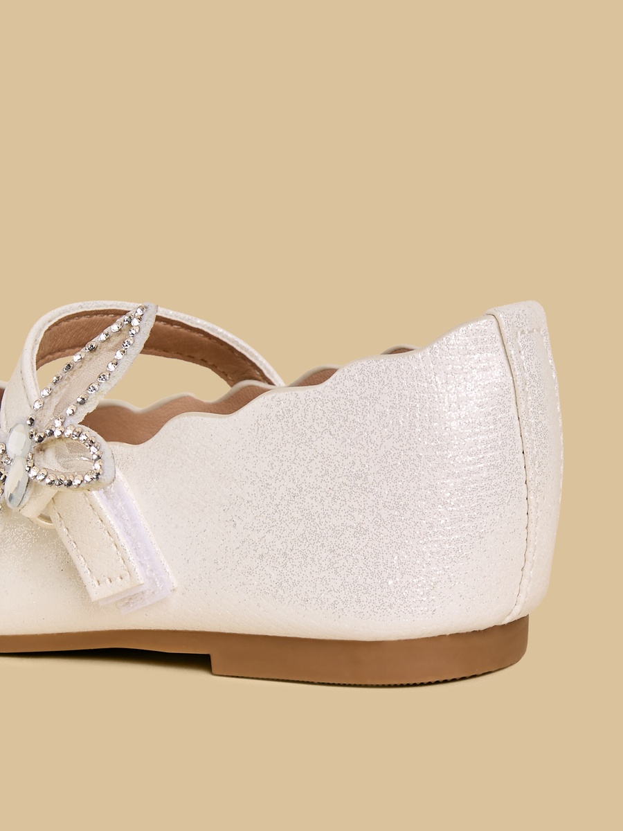 Butterfly Embellished Mary Jane Shoes