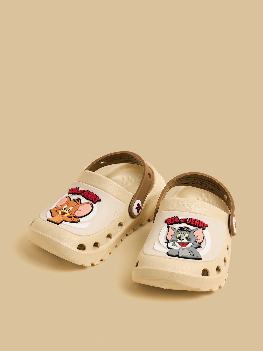 Tom and Jerry Applique Clogs