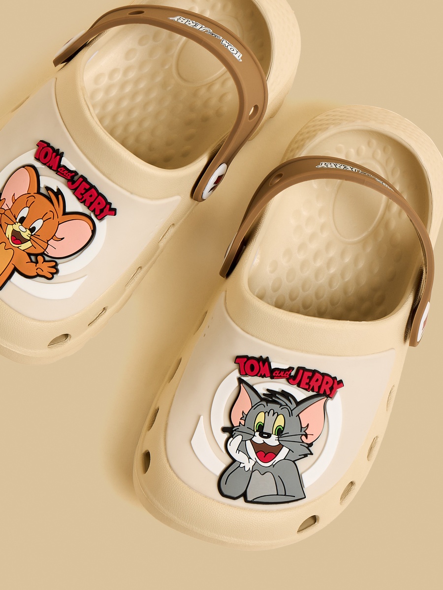 Tom and Jerry Applique Clogs