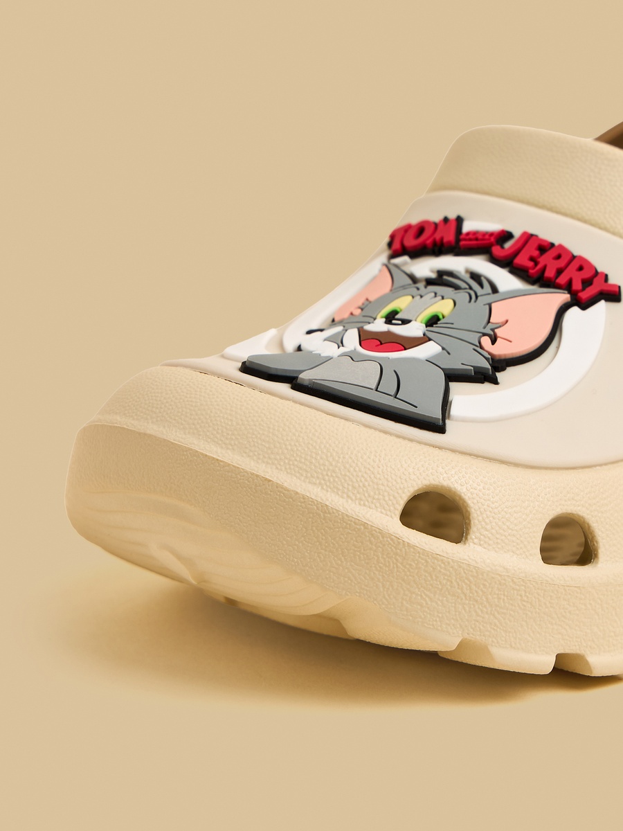 Tom and Jerry Applique Clogs
