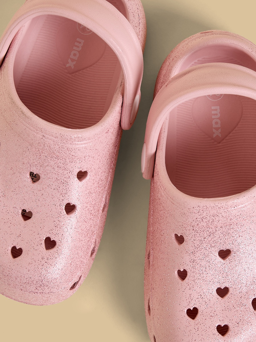 Glitter Detail Clogs