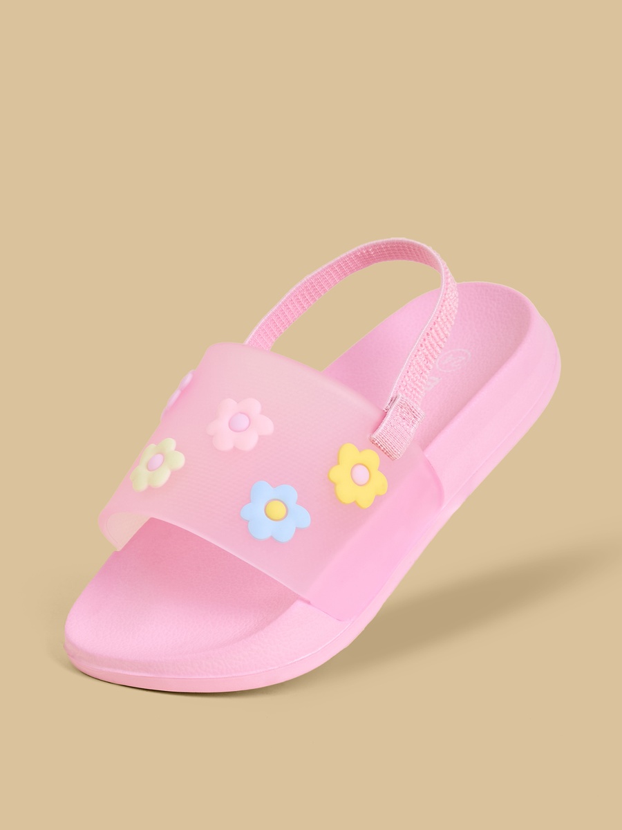 Floral Embellished Slides