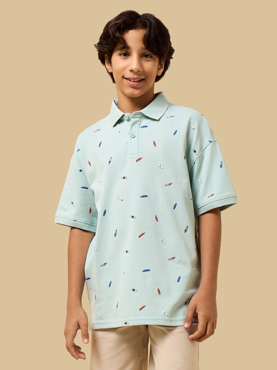 Printed Polo T-Shirt