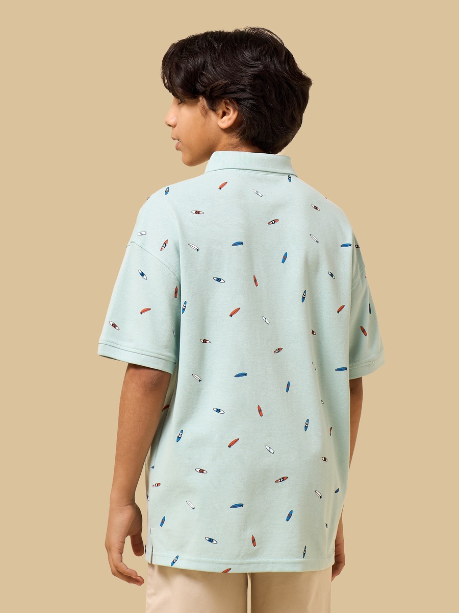 Printed Polo T-Shirt