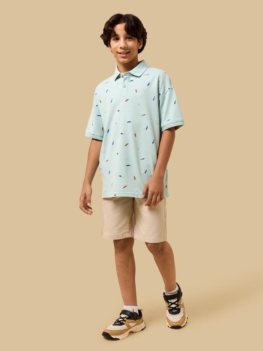 Printed Polo T-Shirt