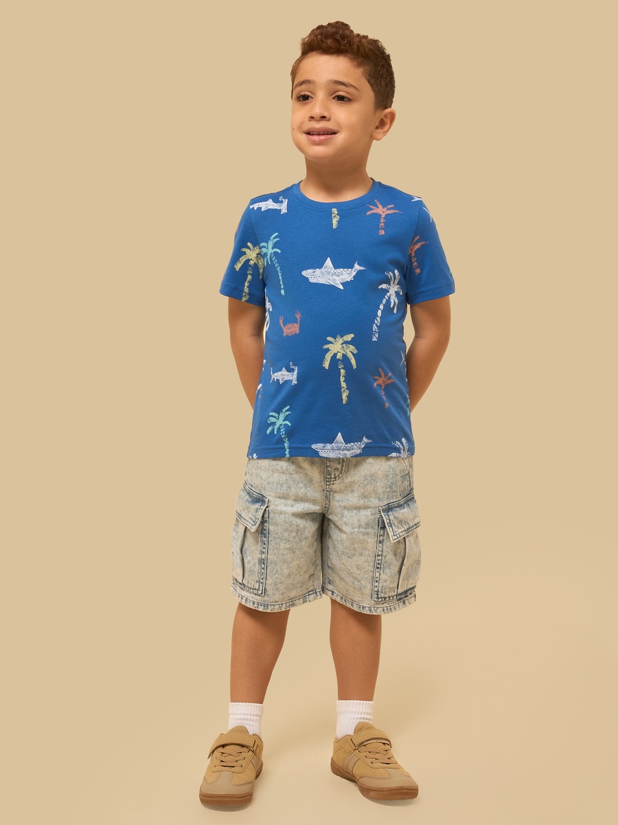 Aquatic Print T-Shirt