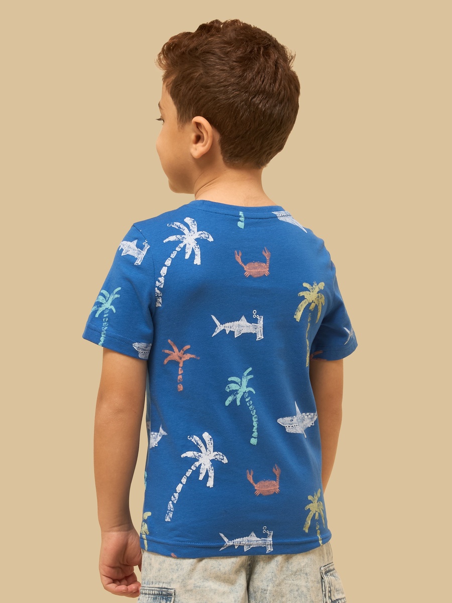Aquatic Print T-Shirt