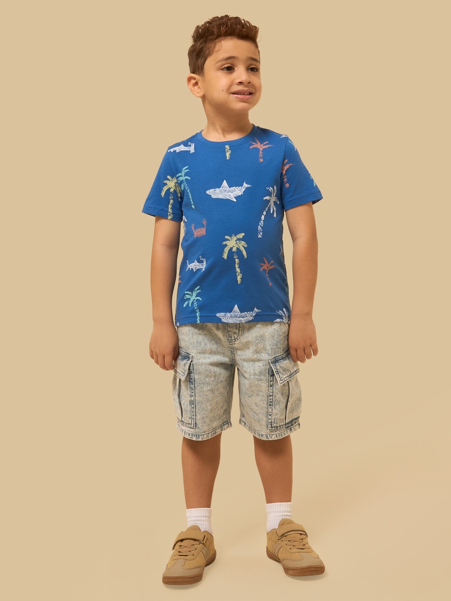 Aquatic Print T-Shirt