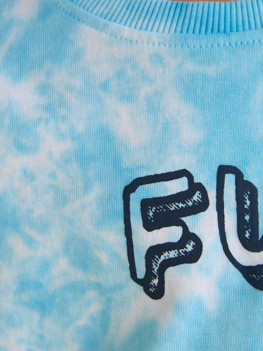Tie-Dye Print Cotton T-Shirt